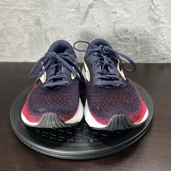 Brooks Ghost 16 Womens Sz 9.5B Peacoat Raspberry Lace Up Athletic Running Shoes - Picture 2 of 10